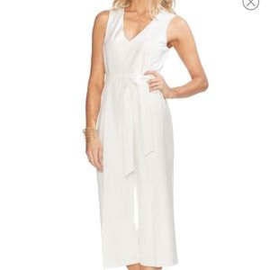 Vince Camuto Belted Crop Jumpsuit